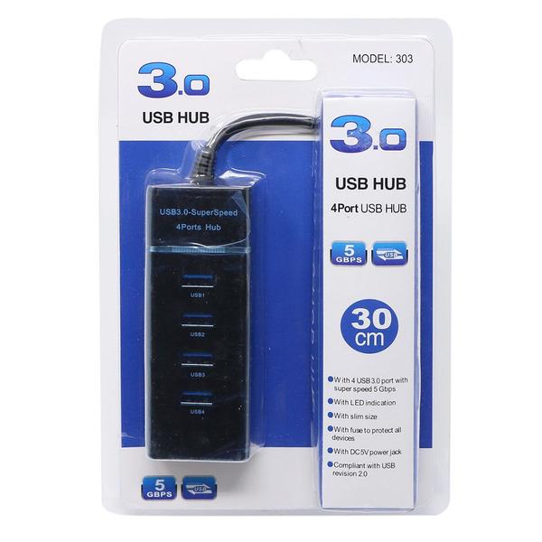 HUB USB 4 PUERTOS USB 3.0 ALTA VELOCIDAD HB30N PHILCO - Casa Edison