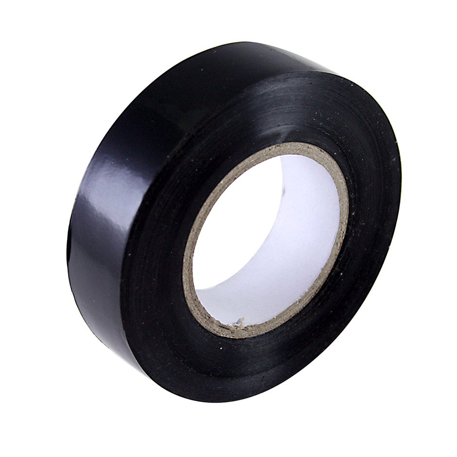 Metra Cinta aislante eléctrica de PVC negro 3/4 x 60 FT - 10 rollos de  manga