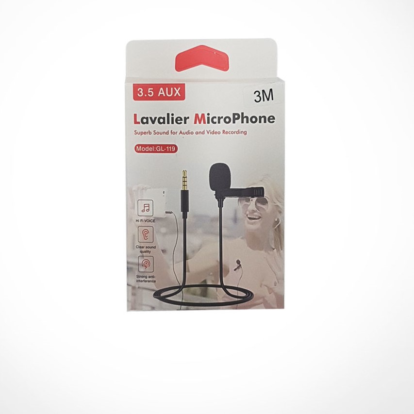 Micrófono para Celular cable largo Lavalier Microphone – MarBol System